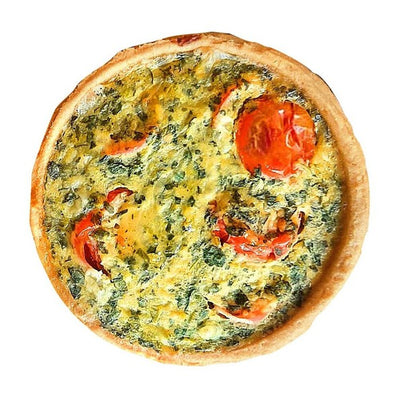 Quiche spinach tomato 11cm. 150gr. a24