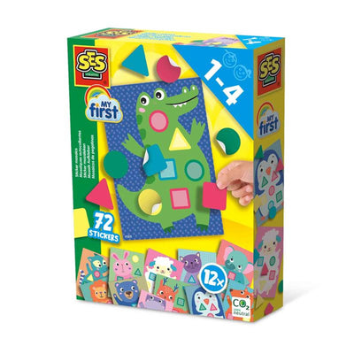 SES meine erste - Aufklebermosaik mit 72 Aufklebern