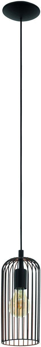 Eglo roccamena - Hängelampe - 13 cm - 1-flammig - E27 - schwarz kupferfarben