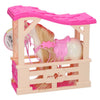 Pferd im Stall - 17x16x5cm
