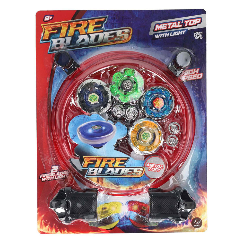 Fireblade-Stadion mit 4 Battle Tops