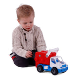 Cavallino Toys Cavallino Grip Müllwagen mit Gummireifen, 29 cm - afbeelding 4