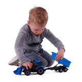 Cavallino Toys Cavallino Traktor mit Ladegerät und Versorgungskippenblau, Skala 1:32 - afbeelding 5