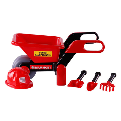 Cavallino Toys Cavallino Mammoet Schubkarre mit Helm und Werkzeugen, 5LDG.