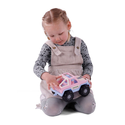 Cavallino Toys Cavallino Jeep Pink mit 2 Spielfiguren
