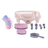 Cavallino Toys Cavallino Service mit Geschirrspülgebiet rosa, 30dlg. - afbeelding 3