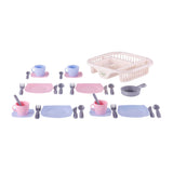 Cavallino Toys Cavallino Service mit Geschirrspülgebiet rosa, 30dlg. - afbeelding 4