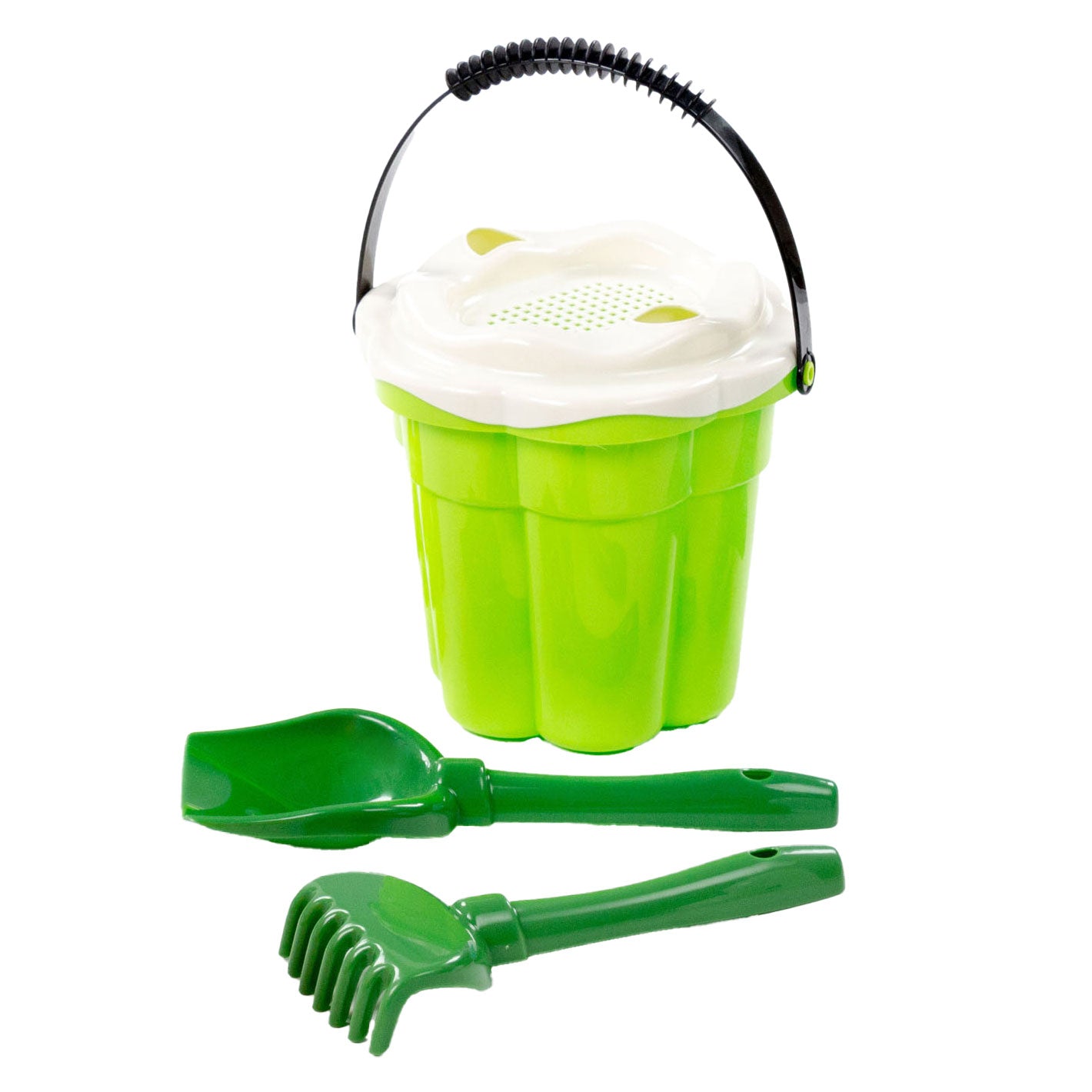 Cavallino Toys Cavallino Classic Bucket Set Green, 4dlg.