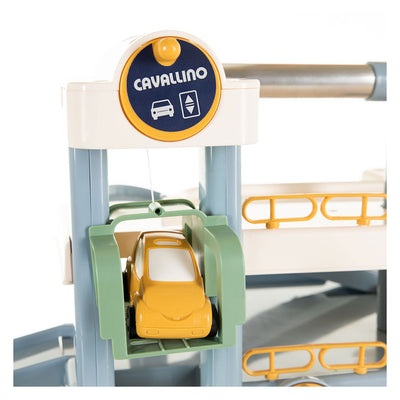 Cavallino Luxury Garage mit Autos mit Pastellfarben