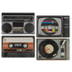Ootb Tischset Hi-Fi-Elemente 44x29cm 4 sort.