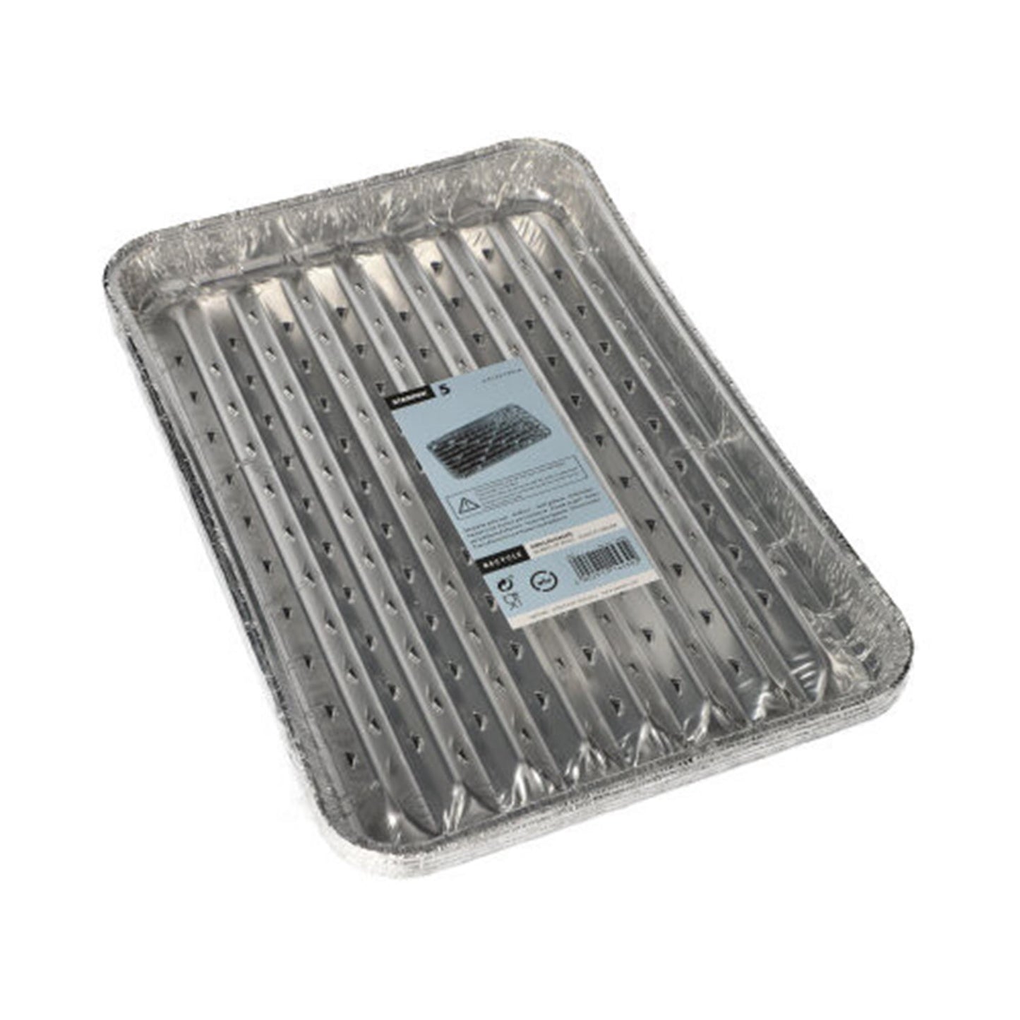 Papstar Grillschalen Aluminium 34,5cm 5 Stück