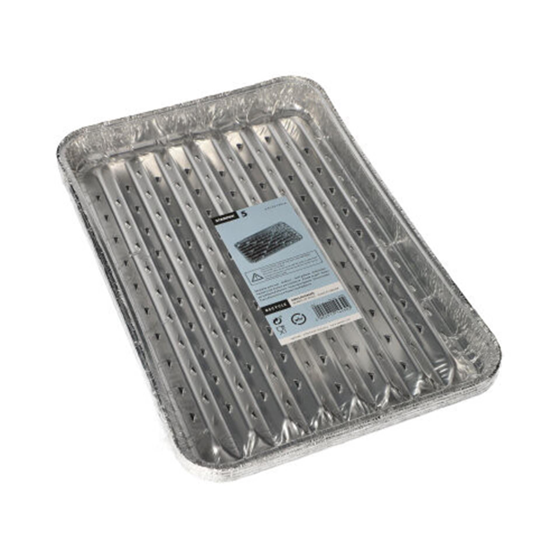 Papstar Grillschalen Aluminium 34,5cm 5 Stück
