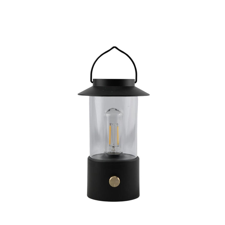 Anna's Collection LED-Laterne schwarz 24x9cm auf USB