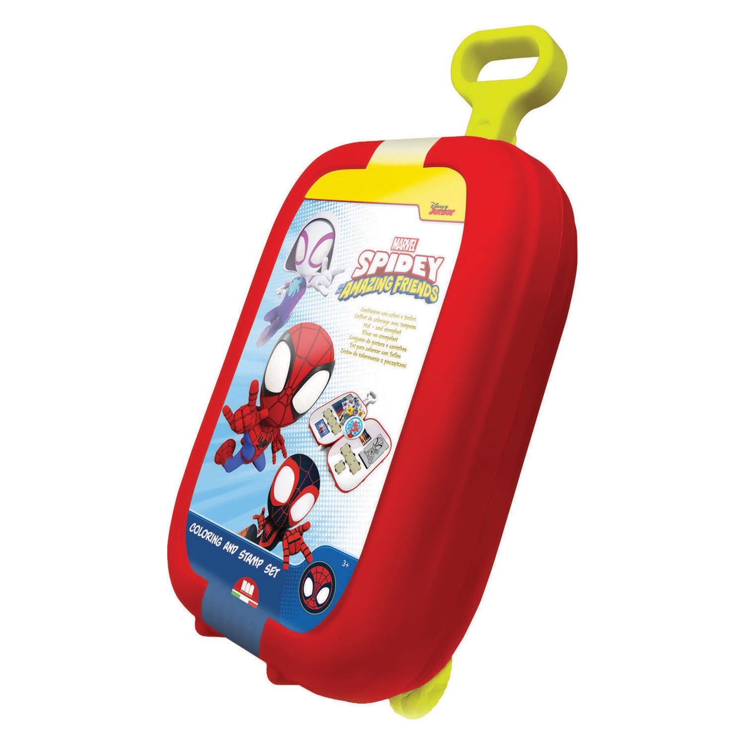 Farbiger Trolley-Koffer von Spidey
