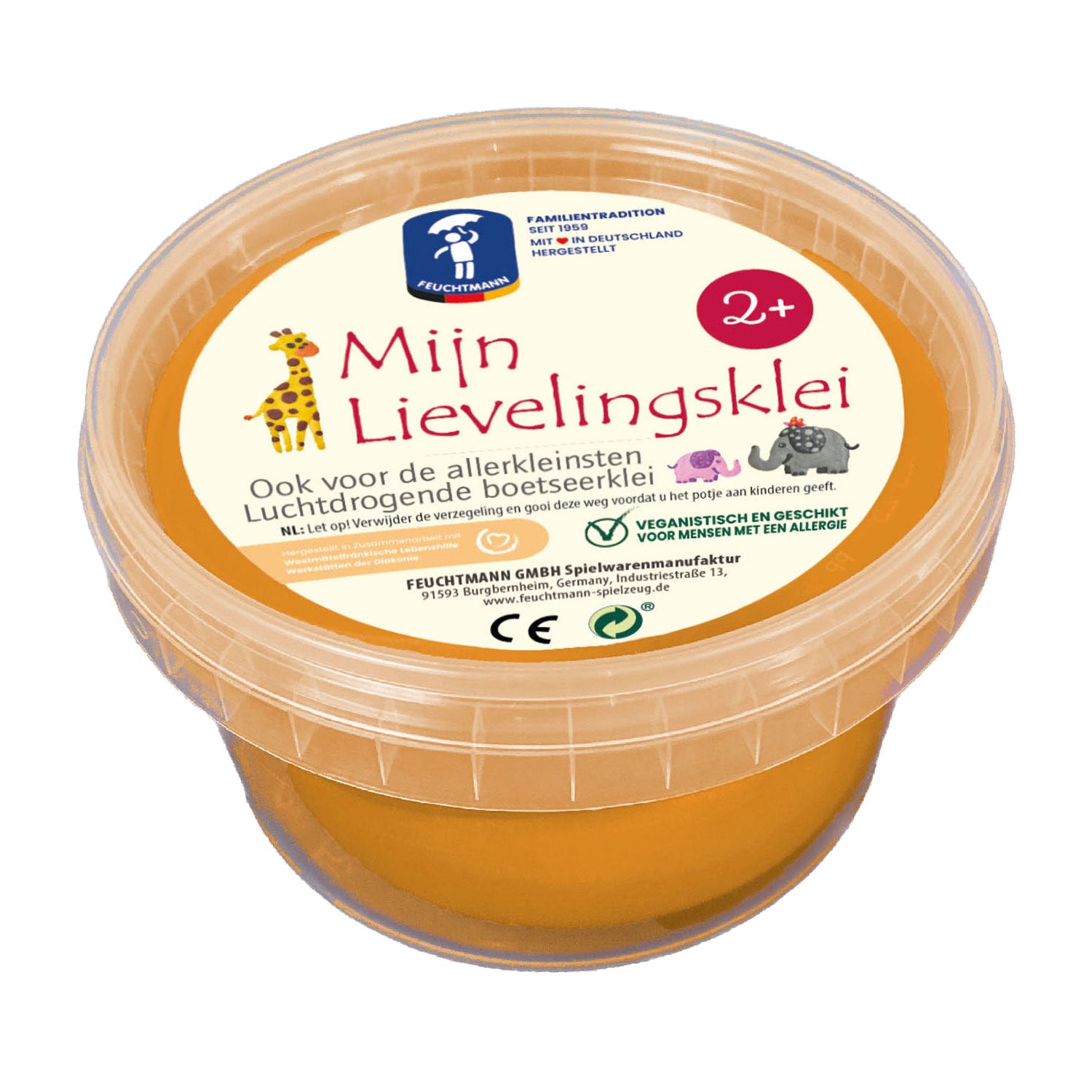 Mein Lieblings -Ton - Orange, 500gr.