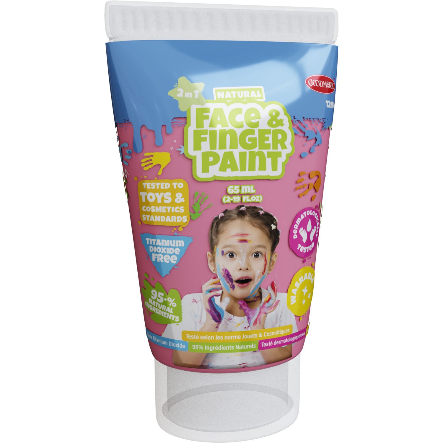 Boti Natural Fingerpaintrohr rosa, 65 ml