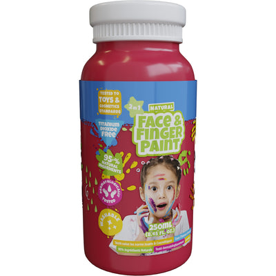 Boti Natural Fingerpaint Flasche Rot, 250 ml