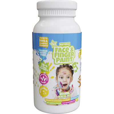 Boti Natural Fingerpaint Flasche Weiß, 250 ml