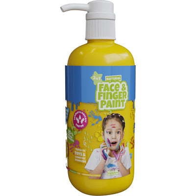 Boti natürliche Gesichtsfingerpaintflasche mit Pumpe gelb, 1l