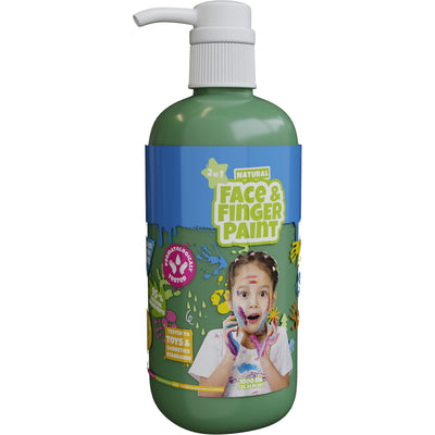 Boti natürliche Gesichtsfingerpaintflasche mit Pumpengrün, 1l