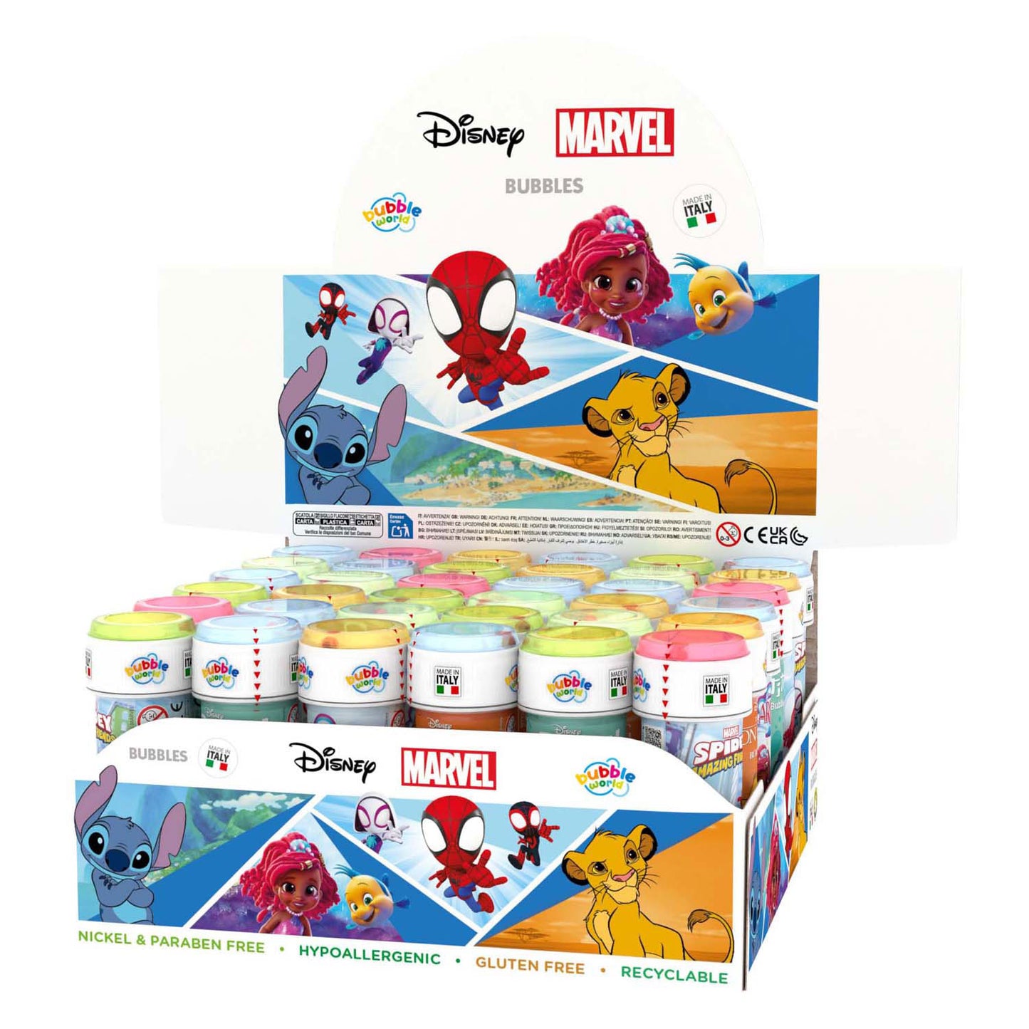 Disney Bubble Blow Marvel – 36 x 60 ml.
