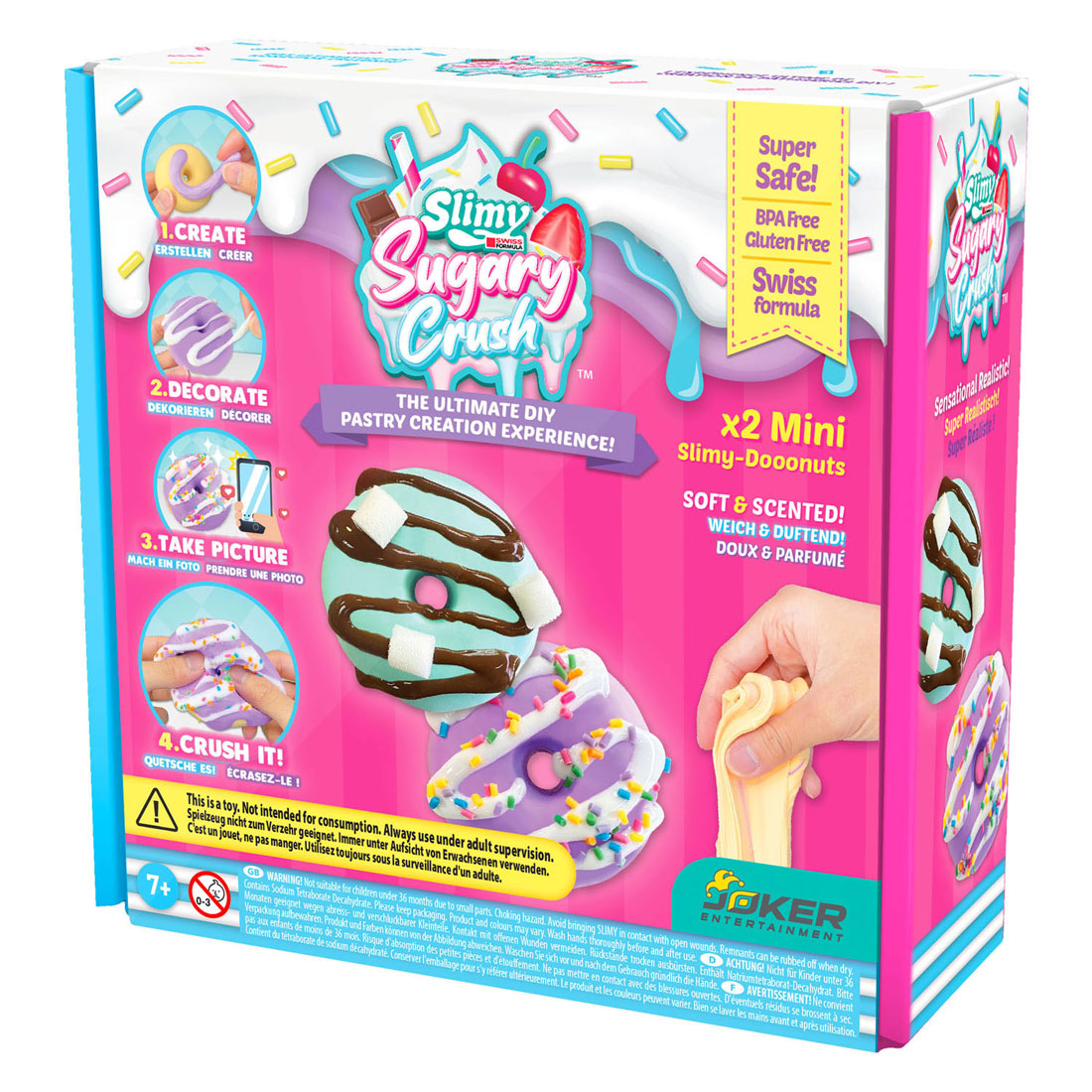 Joker Slimy Sugary Crush Mini Donut machen Sie Ihren Schleim