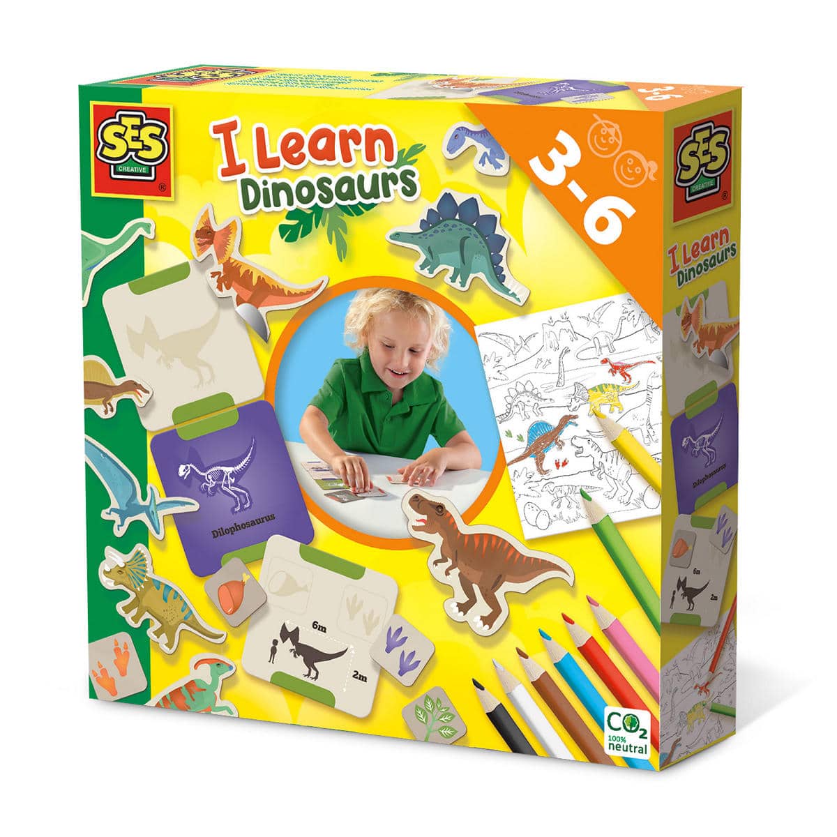 SES Ich lerne Dinosaurier Craft Set