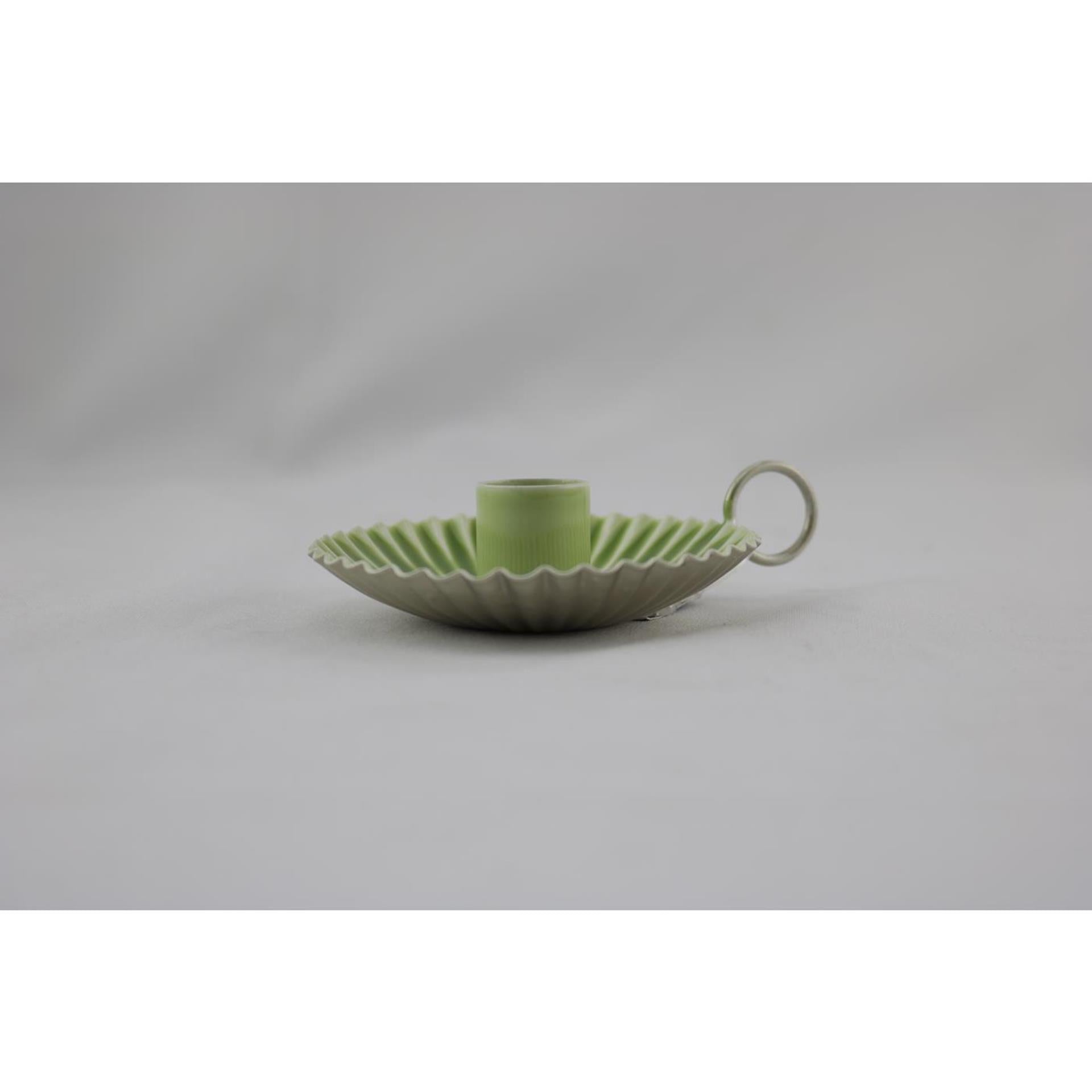 Mansion Atmosphäre Kerzenständer grün 11x9x3cm