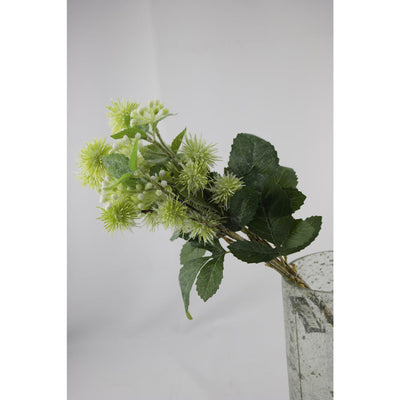 Mansion-Atmosphäre, künstlicher Blumenstrauß, Frühlingszwiebel, Kugel, weiß, 3 Stiele