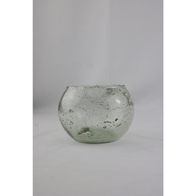 Mansion Atmosphäre Vase Kugelblasenglas 14x14x10cm