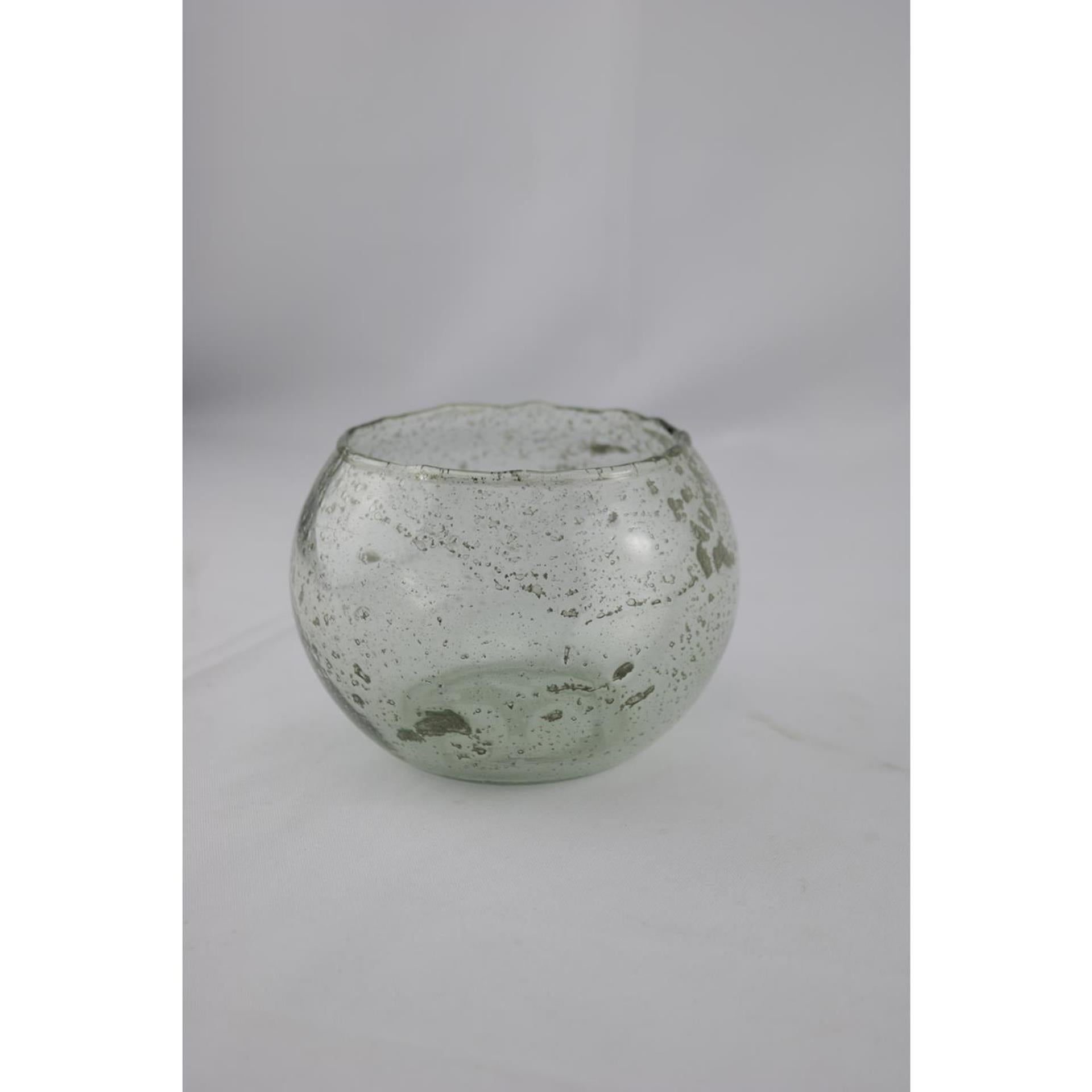 Mansion Atmosphäre Vase Kugelblasenglas 14x14x10cm