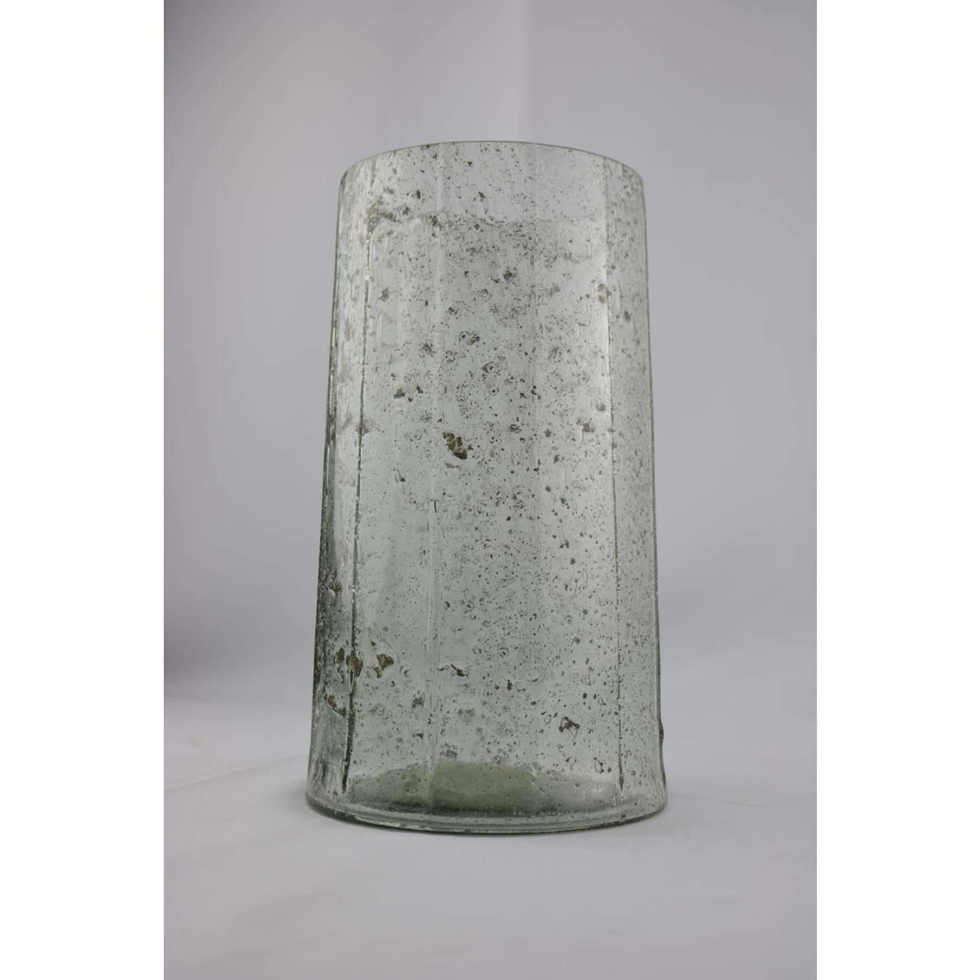 Mansion Atmosphäre Vase Blasenglas 16x16x27cm
