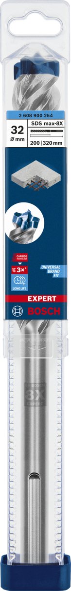 Bosch Expert SDS Max-8x Schlagbohrmaschine 32 x 200 x 320 mm