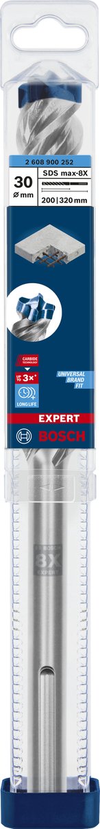 Bosch Expert SDS Max-8x Schlagbohrmaschine 30 x 200 x 320 mm