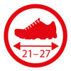Big Shoe Protectors Rot, Größe 21-27