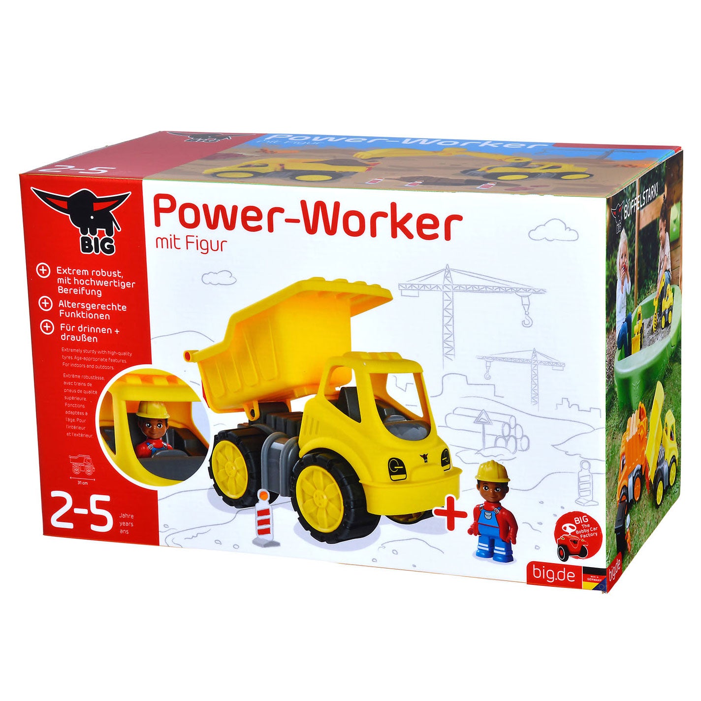 Simba Power-Worker KiepWagen + Figur