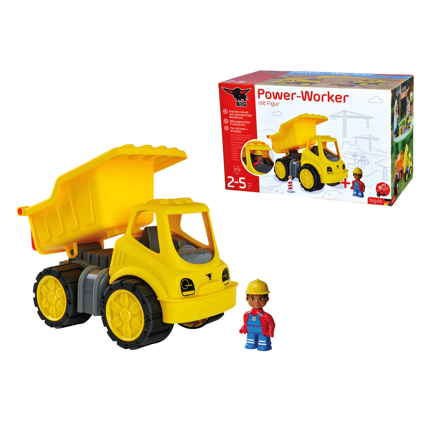 Simba Power-Worker KiepWagen + Figur