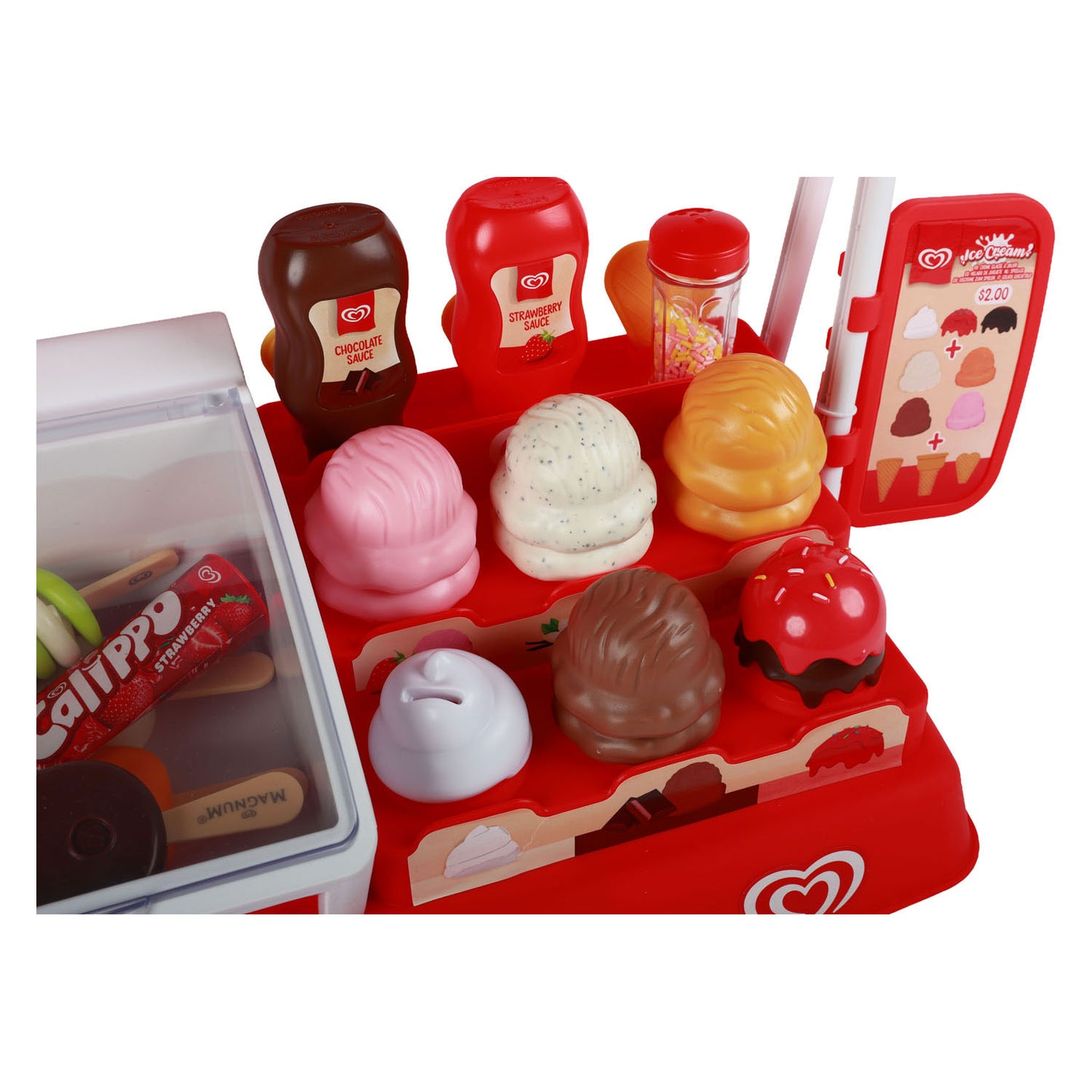 Casdon Ola spielt Eisstand