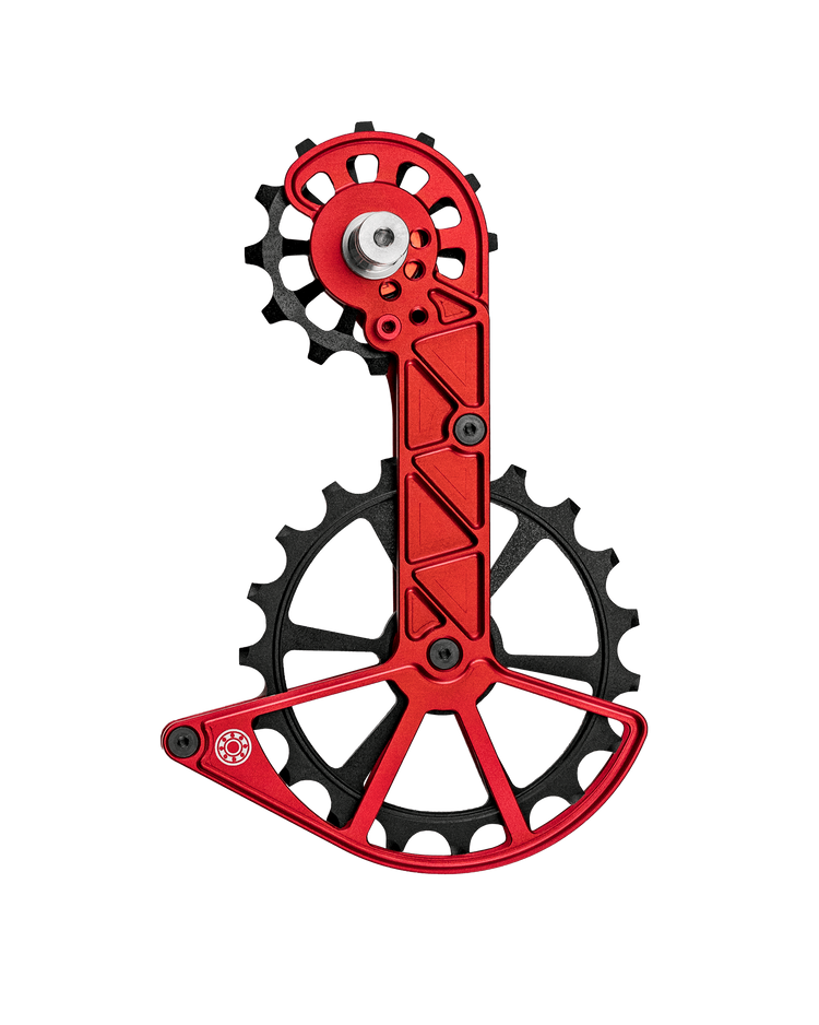 Kugelumwerferkäfig, Umwerferkäfig, übergroß, xtr xt 12-fach, rot