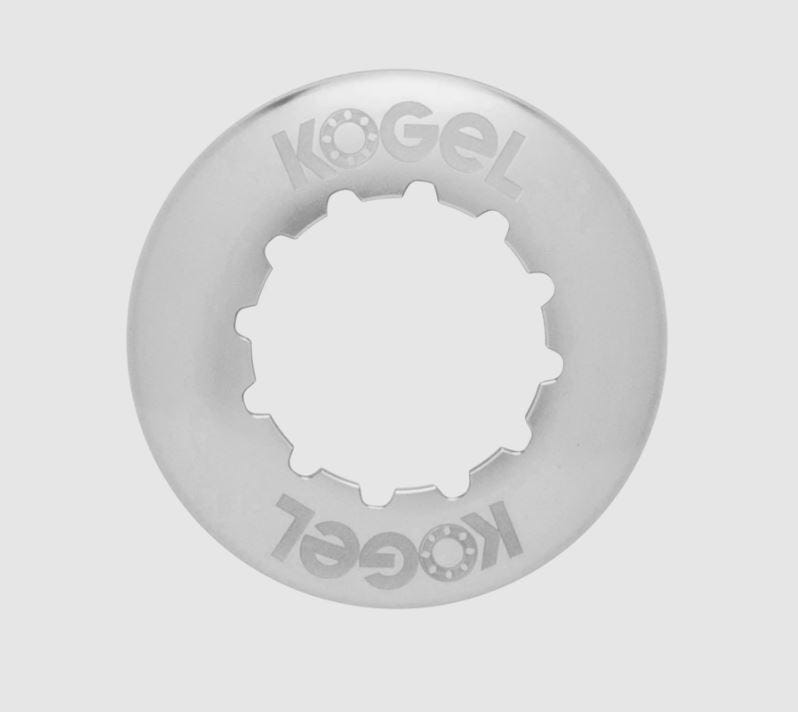 Kugel-Sicherungsring, Centerlock-kompatibler Rotor-Sicherungsring innen, grau