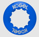Kugel-Sicherungsring, Centerlock-kompatibler Rotor-Sicherungsring, innenliegend, blau