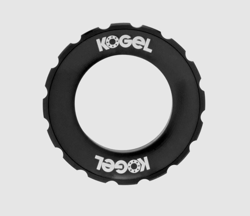 Kugel-Sicherungsring, Centerlock-kompatibler Rotor-Sicherungsring außen, schwarz