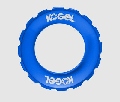 Kugel-Sicherungsring, Centerlock-kompatibler Rotor-Sicherungsring, außen, blau