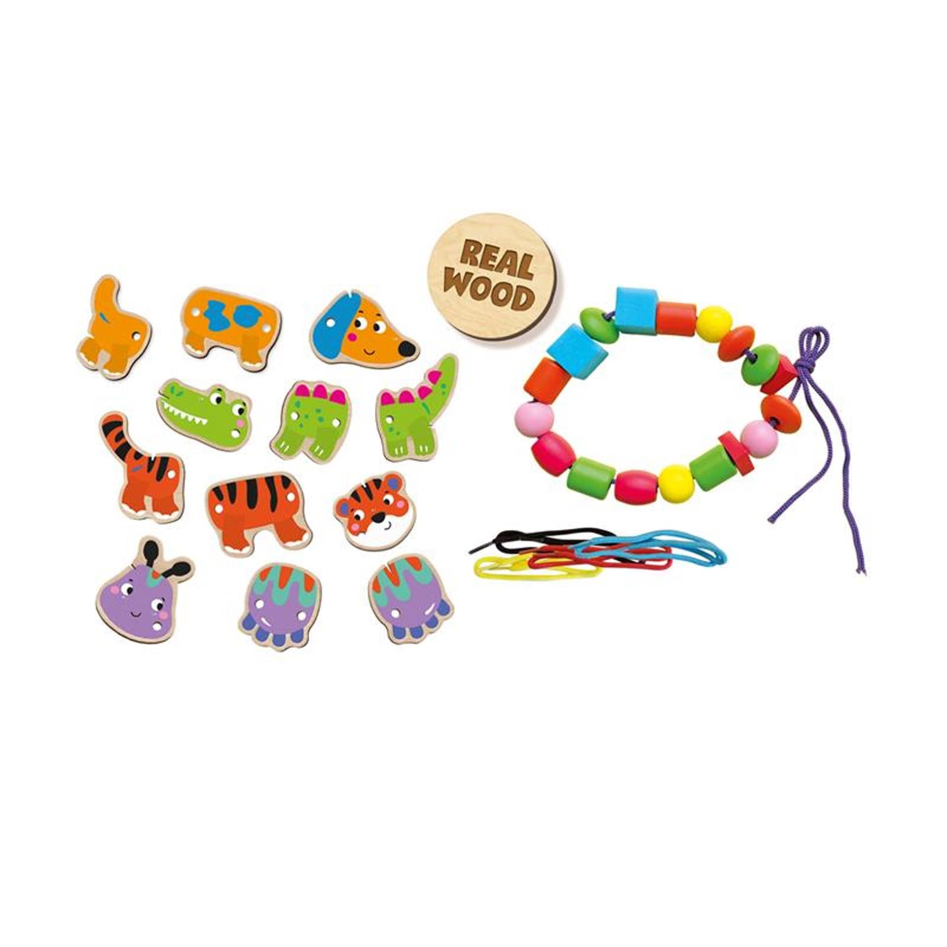 Ses Dieren String mit Perlen