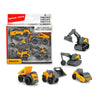 Dickie Volvo Micro Working Vehicles, 5st.