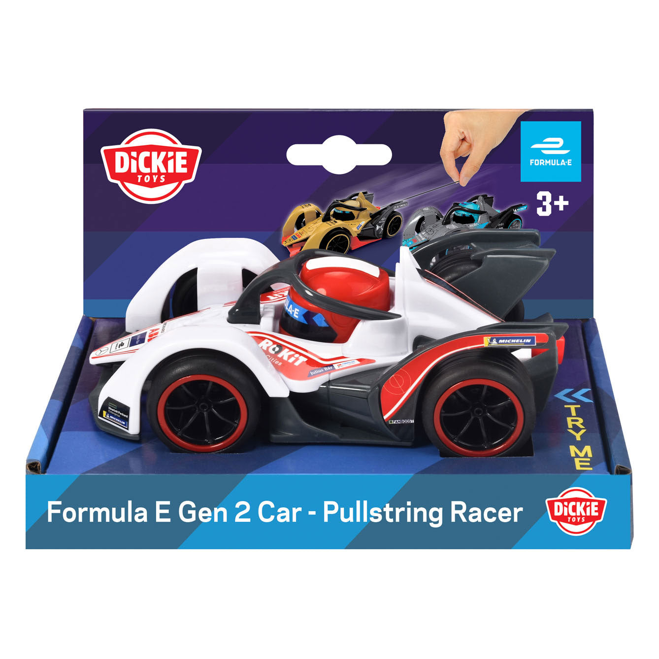 Dickie Formel E zurückziehen Drahtauto