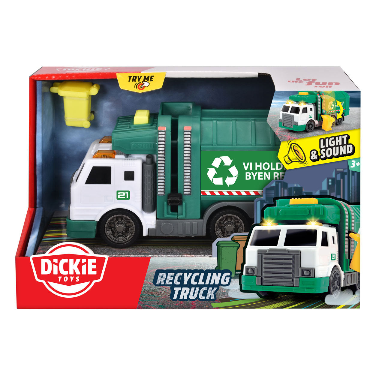 Dickie recyceln LKW mit Licht und Klang