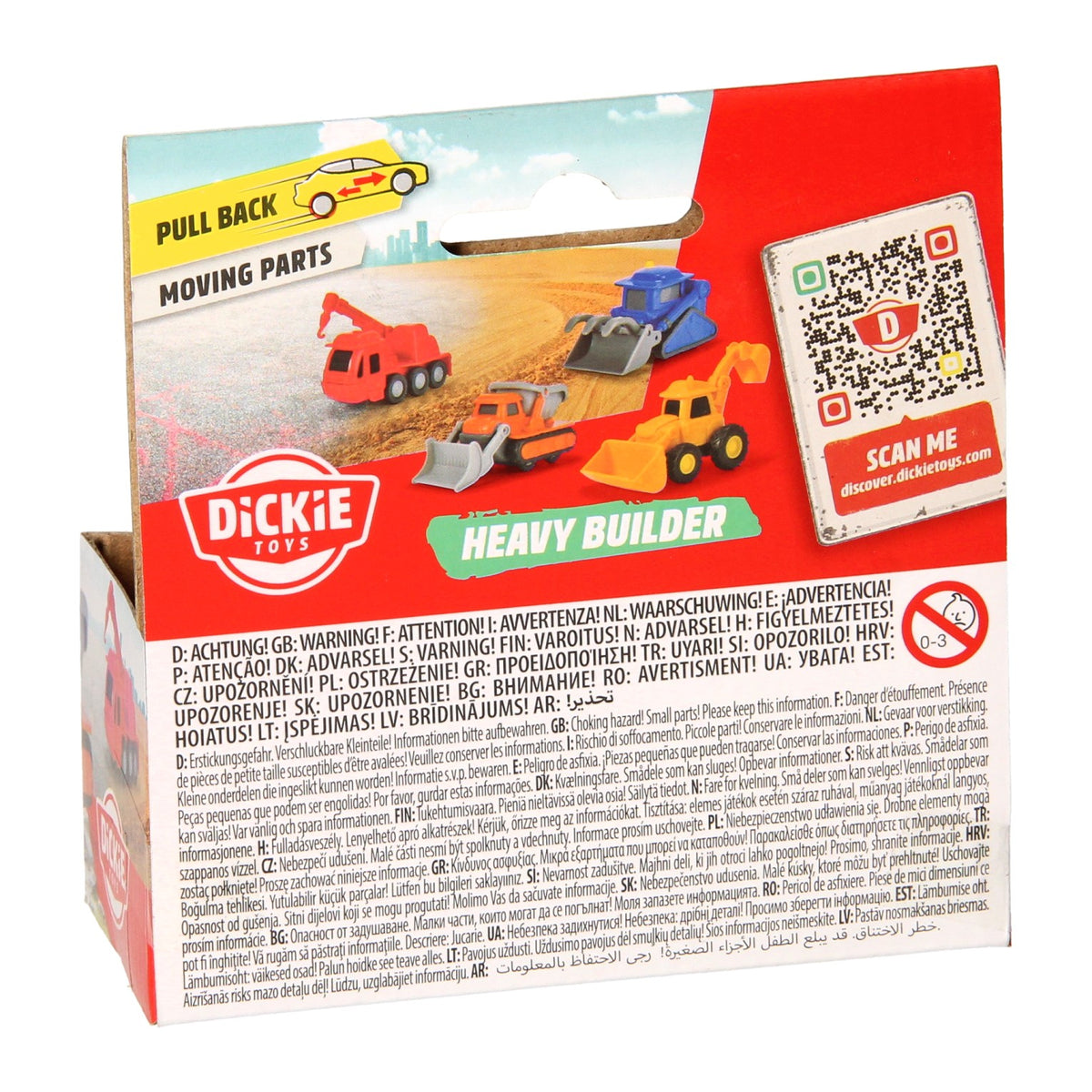 Dickie Heavy Pouch Work Vehicle blau