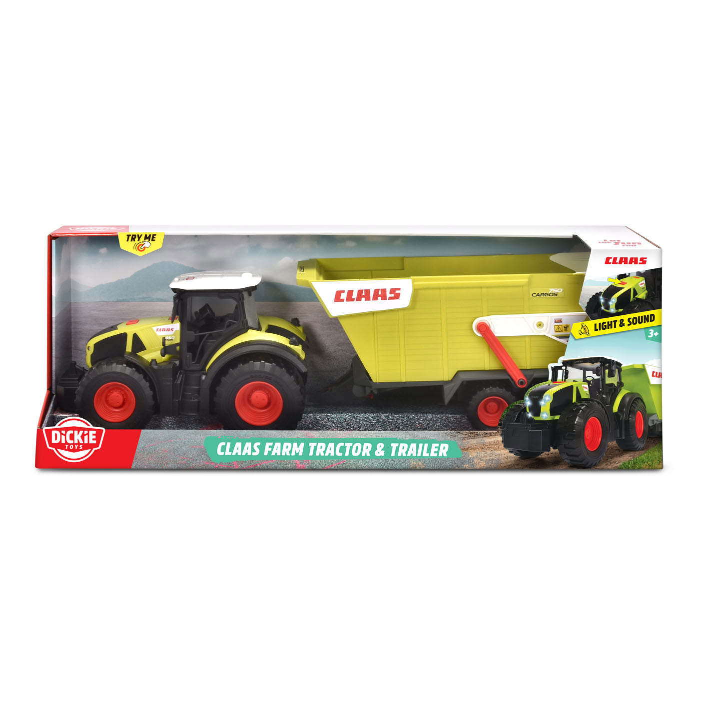 Dickie Claas Traktor mit Trinkanhänger