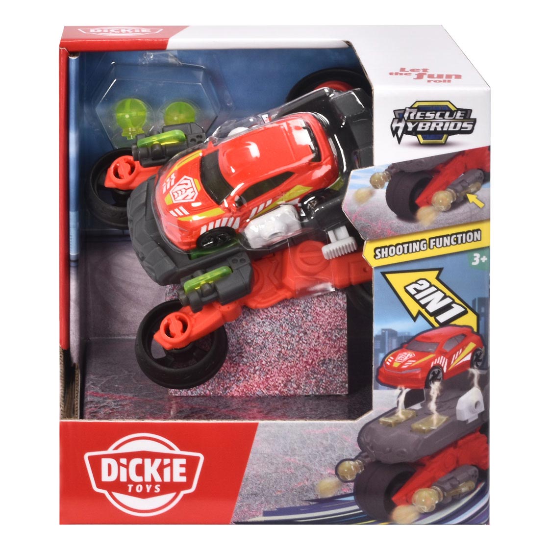 Dickie Drohnenmotor und Auto mit Startfunktion